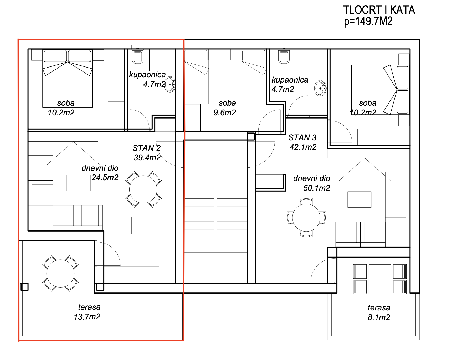 Apartmán Na prodej - ZADARSKA ZADAR - OKOLICA