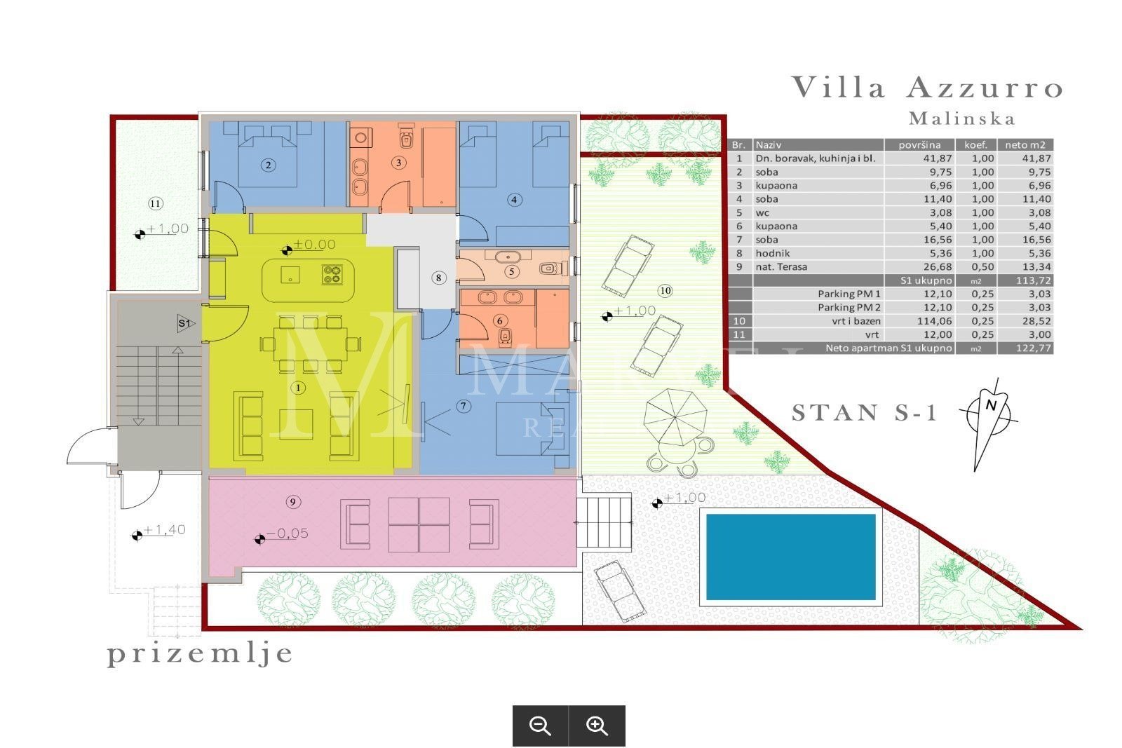 Apartma Naprodaj - PRIMORSKO-GORANSKA Malinska-Dubašnica