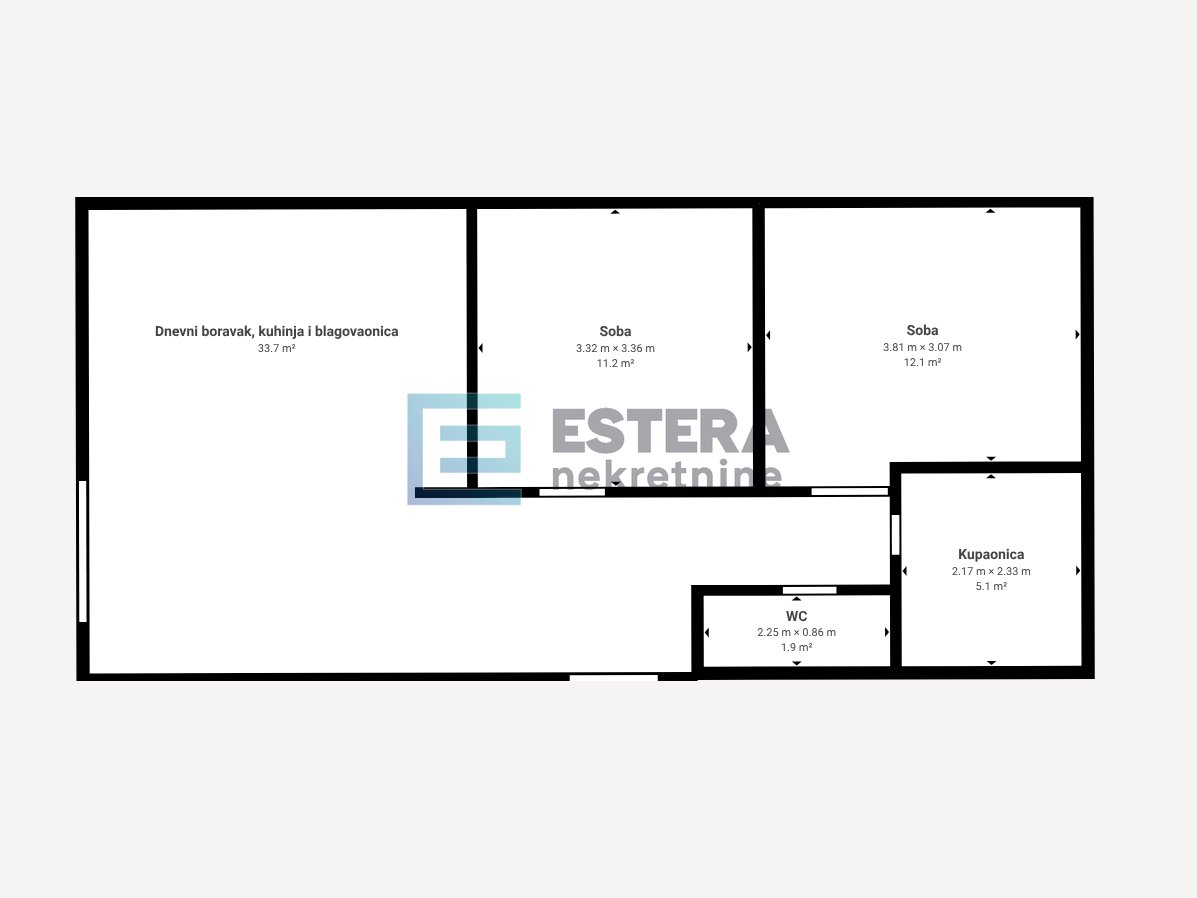 Apartma Naprodaj - Ličko-senjska Novalja