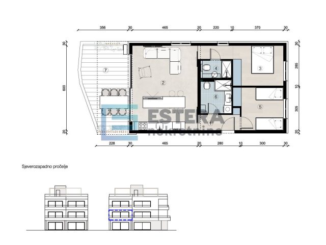 Apartment Zu verkaufen - Zadarska Povljana - foto 3/10