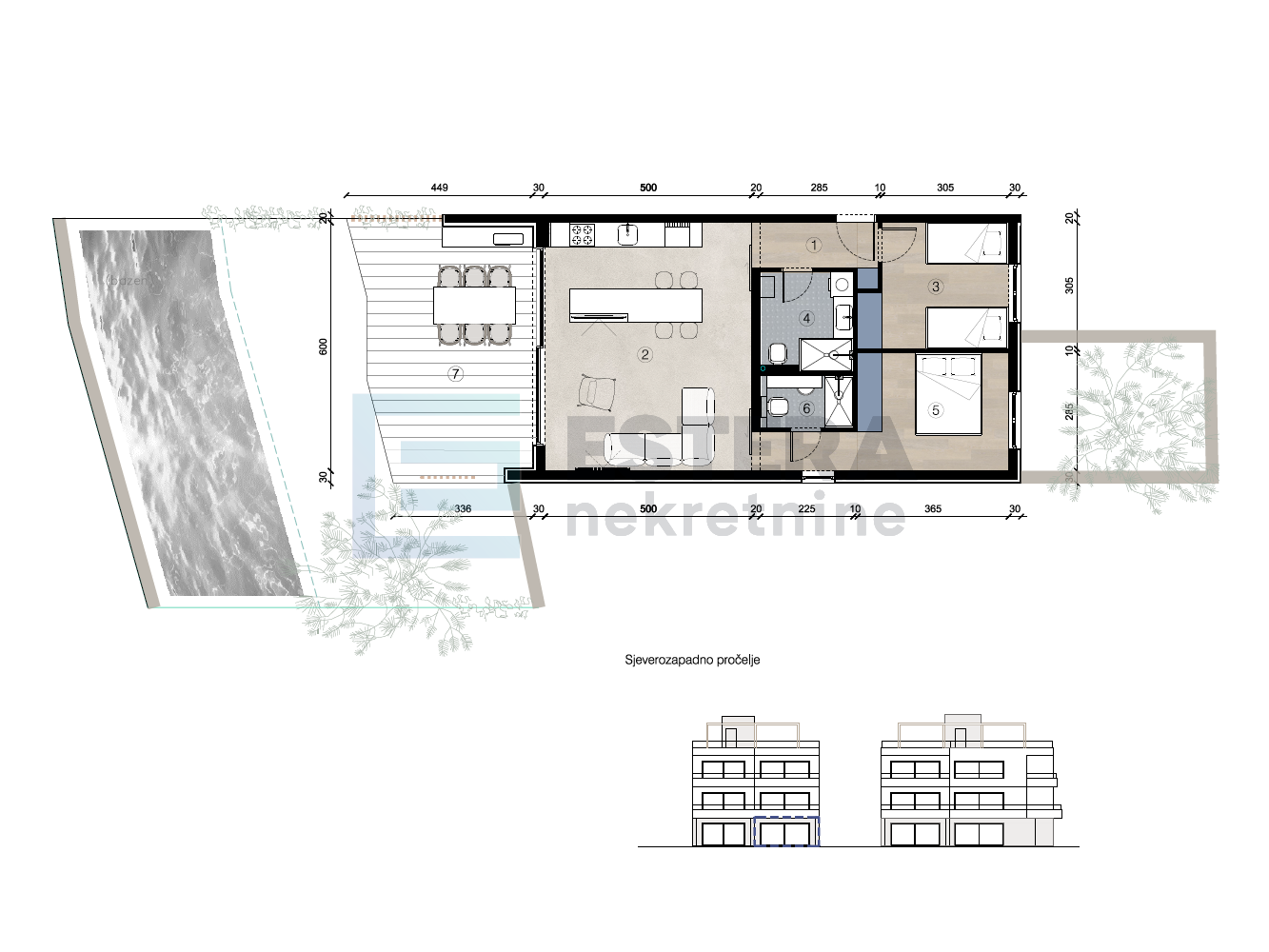 Apartmán Na prodej - Zadarska Povljana - foto 3/7