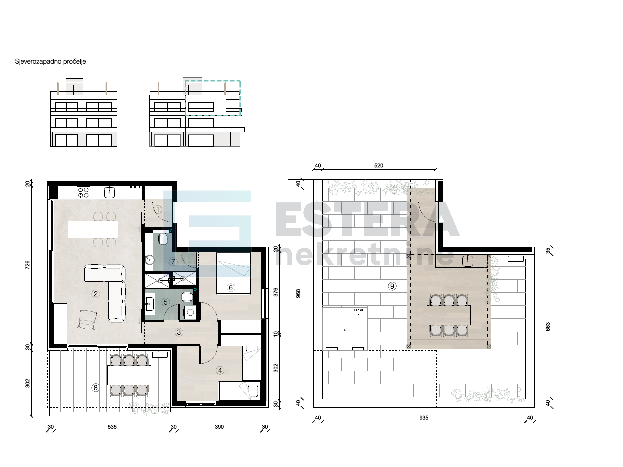 Apartment Zu verkaufen - Zadarska Povljana - foto 3/7