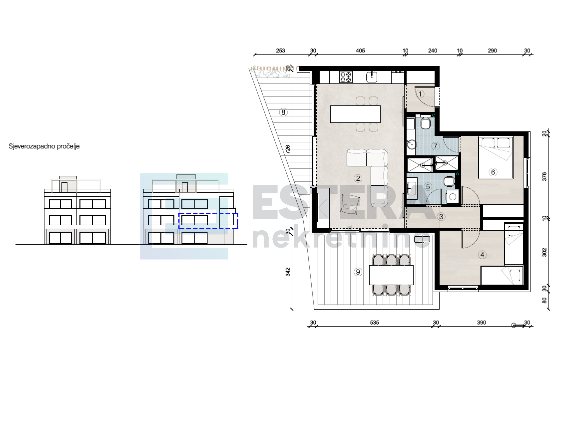 Apartmán Na prodej - Zadarska Povljana - foto 3/7