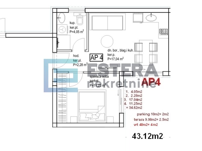 Apartma Naprodaj - Zadarska Drage