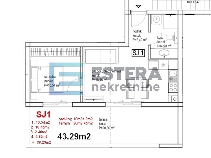 Apartma Naprodaj - Zadarska Drage