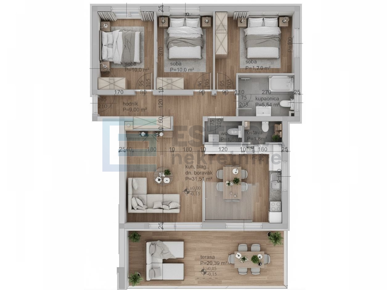 Appartement À vendre - Zadarska Turanj - foto 2/16