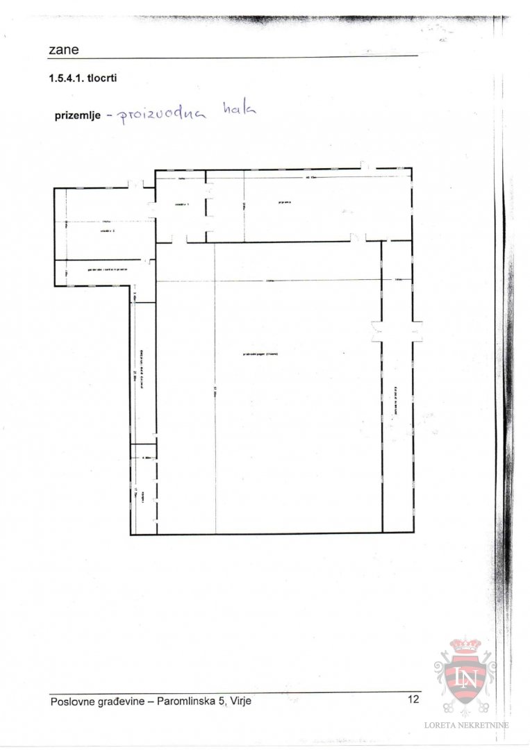 Komerční Na prodej - Koprivničko-križevačka županija Virje
