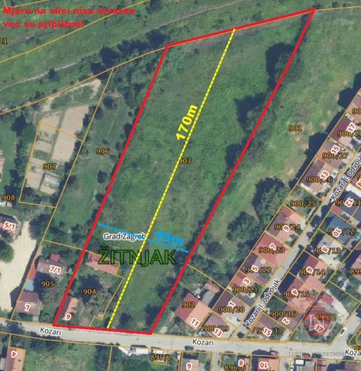 Terrain À vendre - Grad Zagreb Peščenica - Žitnjak