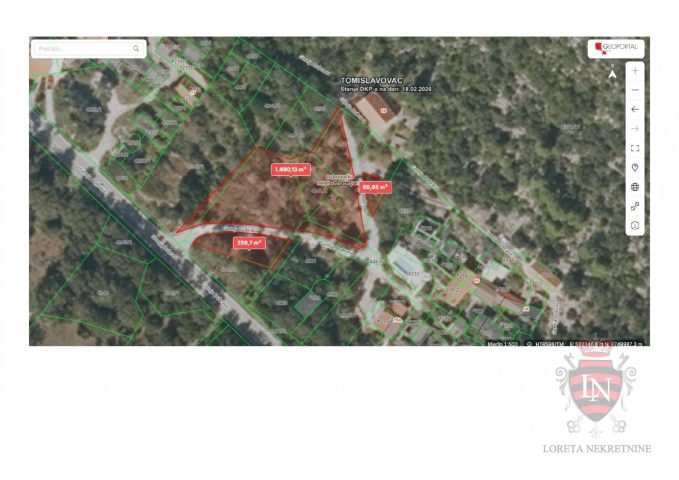 Zemljište na prodaju 1819 m² – Ston