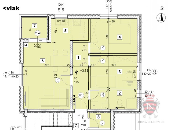 Flat For sale - Grad Zagreb Novi Zagreb - Zapad