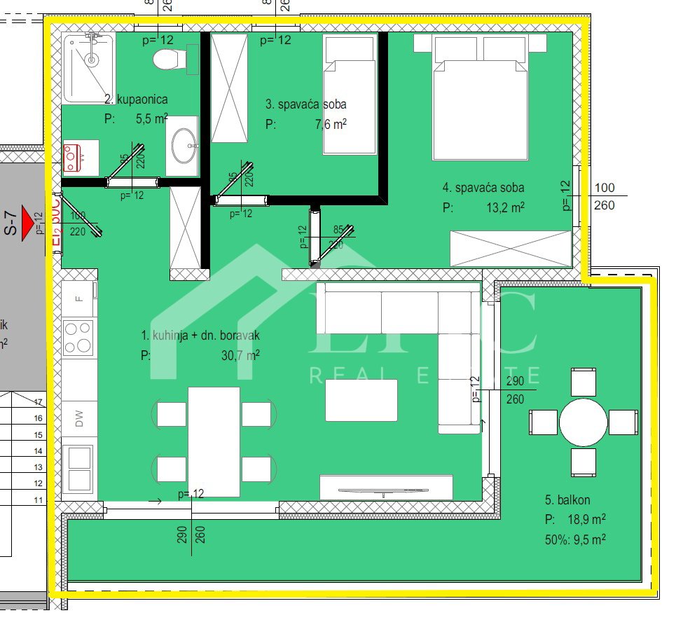 Appartement À vendre - Zadarska Diklo