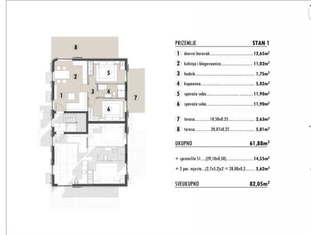 Apartment Zu verkaufen - Primorsko-goranska Omišalj - foto 4/13