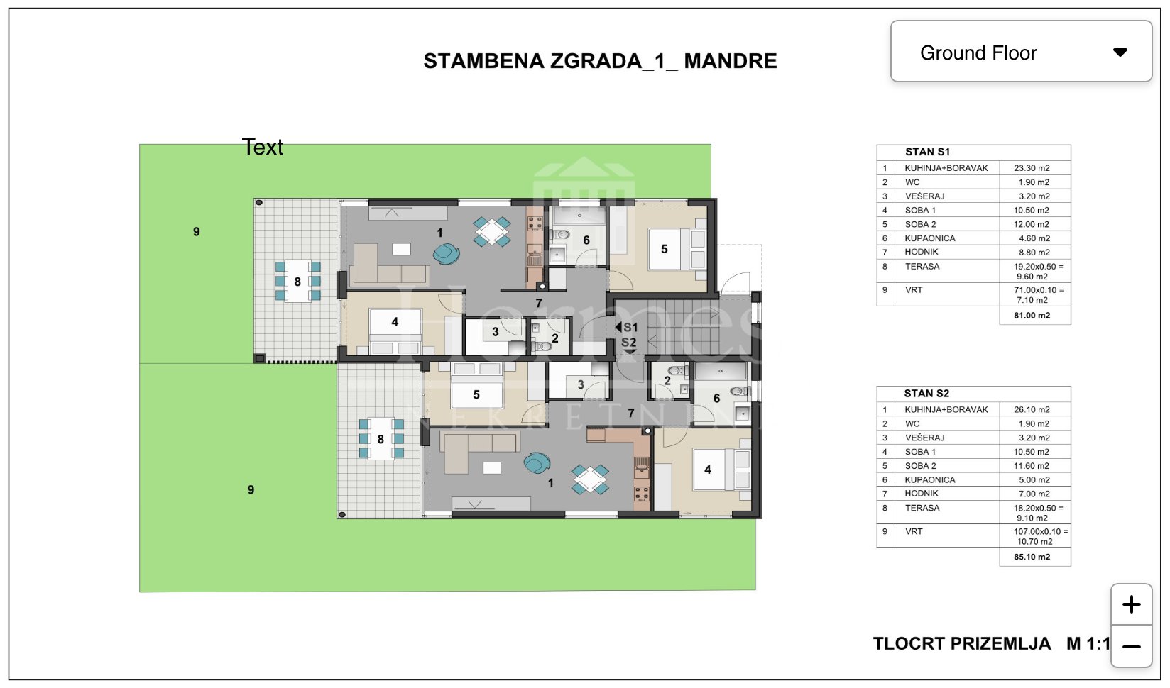 Apartma Naprodaj - Zadarska Mandre