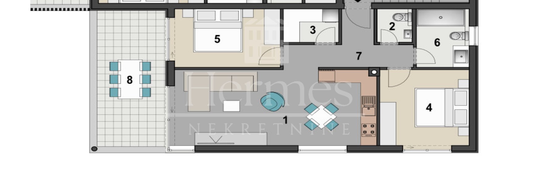 Apartma Naprodaj -  Mandre
