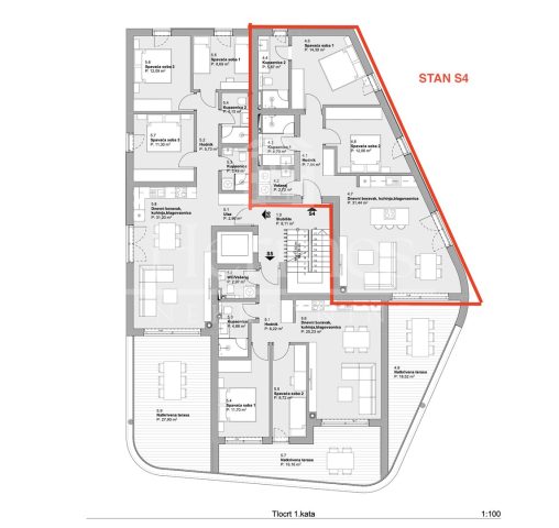 Flat for sale 97 m² – Vodice