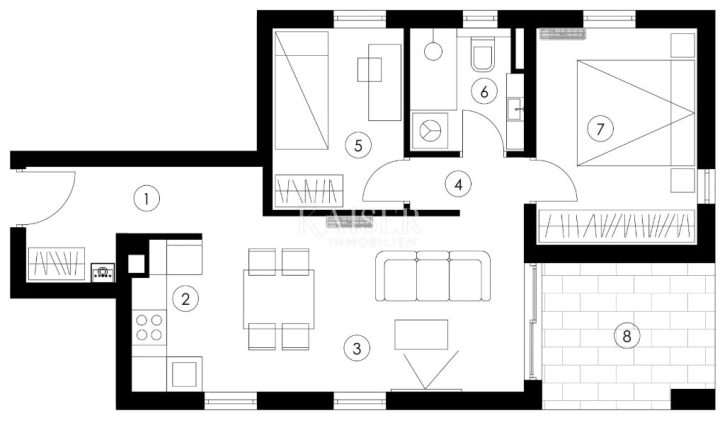 Apartment Zu verkaufen - Zadarska Zadar - foto 3/9