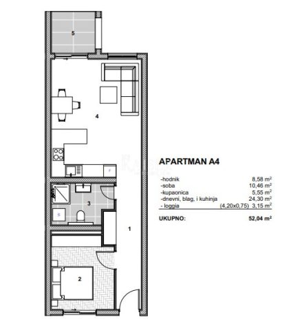 Apartment Zu verkaufen - Splitsko-dalmatinska Trogir - foto 2/9