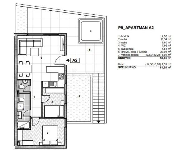 Apartment Zu verkaufen - Splitsko-dalmatinska Trogir - foto 2/9