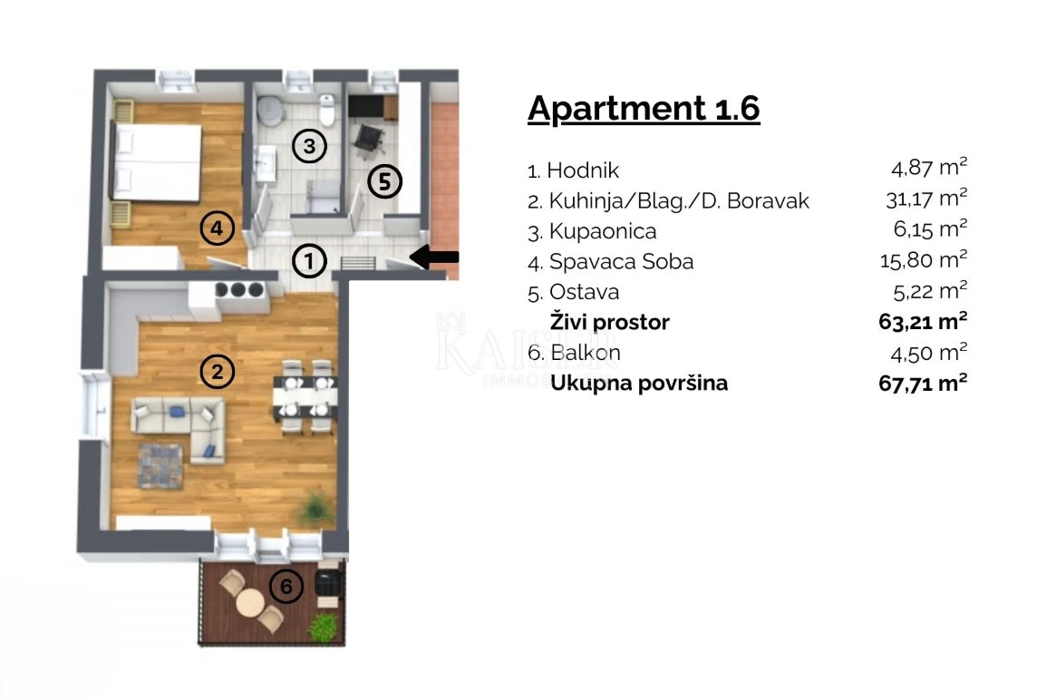 Apartma Naprodaj - Istarska Buje