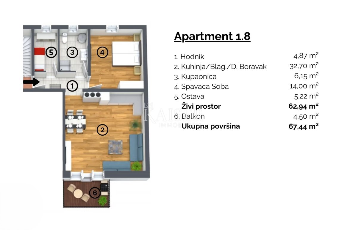 Apartma Naprodaj - Istarska Buje