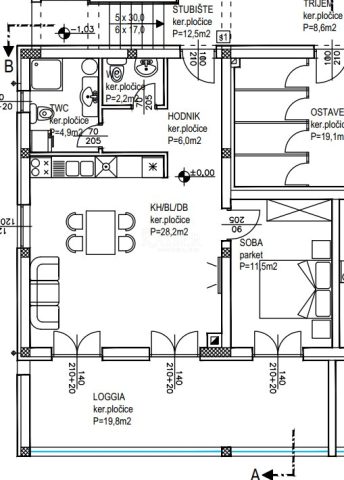 Apartmán na prodej 78 m² – Crvene Kuće