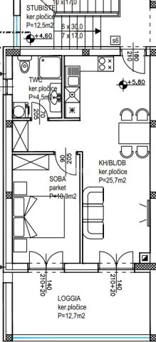 Apartment zu verkaufen 61 m² – Crvene Kuće