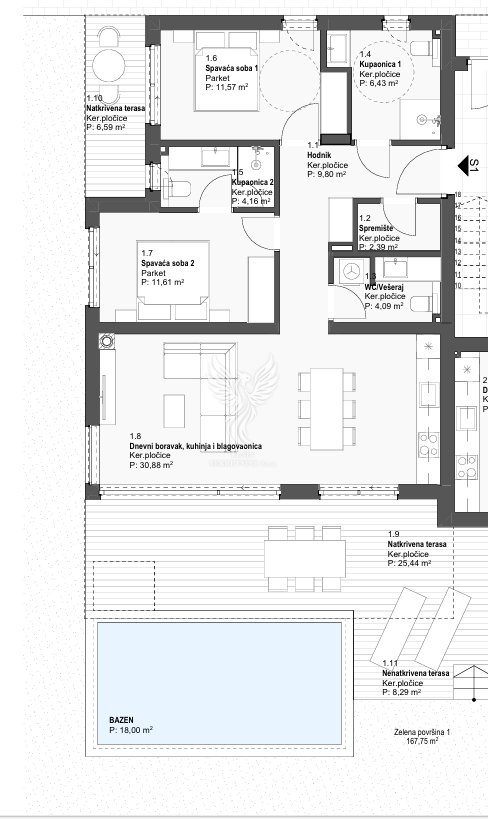 Apartma Naprodaj - Šibensko-kninska Tribunj