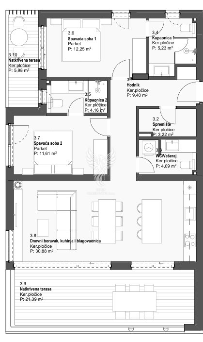 Apartma Naprodaj - Šibensko-kninska Tribunj