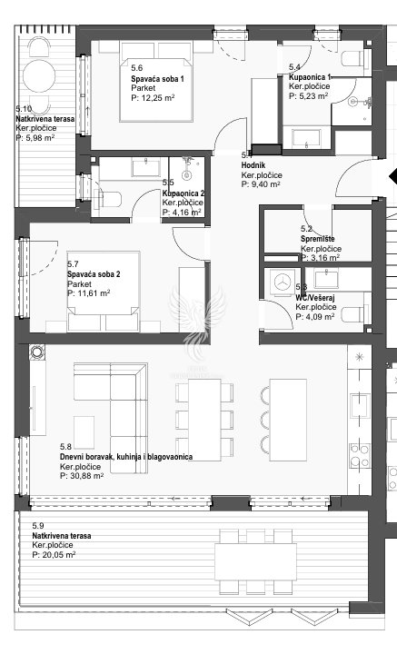 Apartma Naprodaj - Šibensko-kninska Tribunj