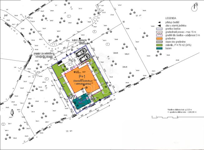 Terreno in vendita 323 m² – Marčana