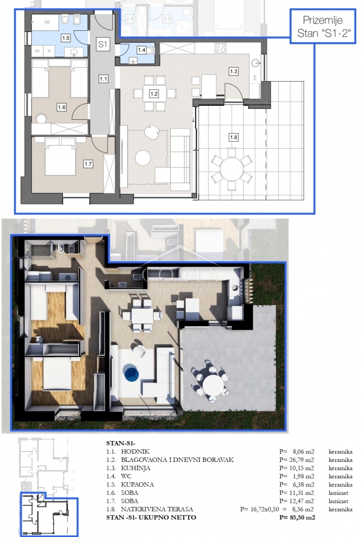 Apartmán Na predaj -  Labin