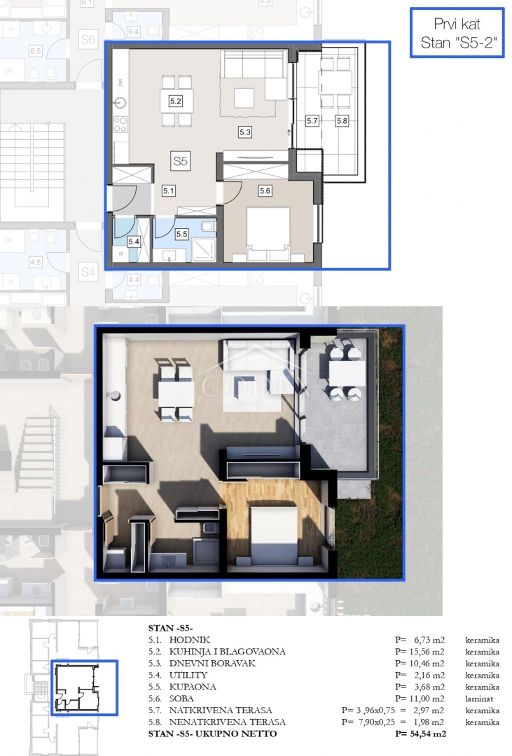 Apartmán Na predaj -  Labin