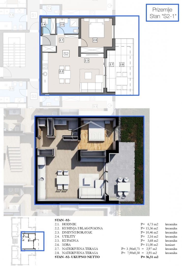 Apartmán Na predaj -  Labin