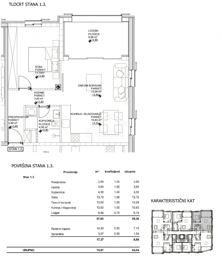 Apartmán Na predaj -  Cres