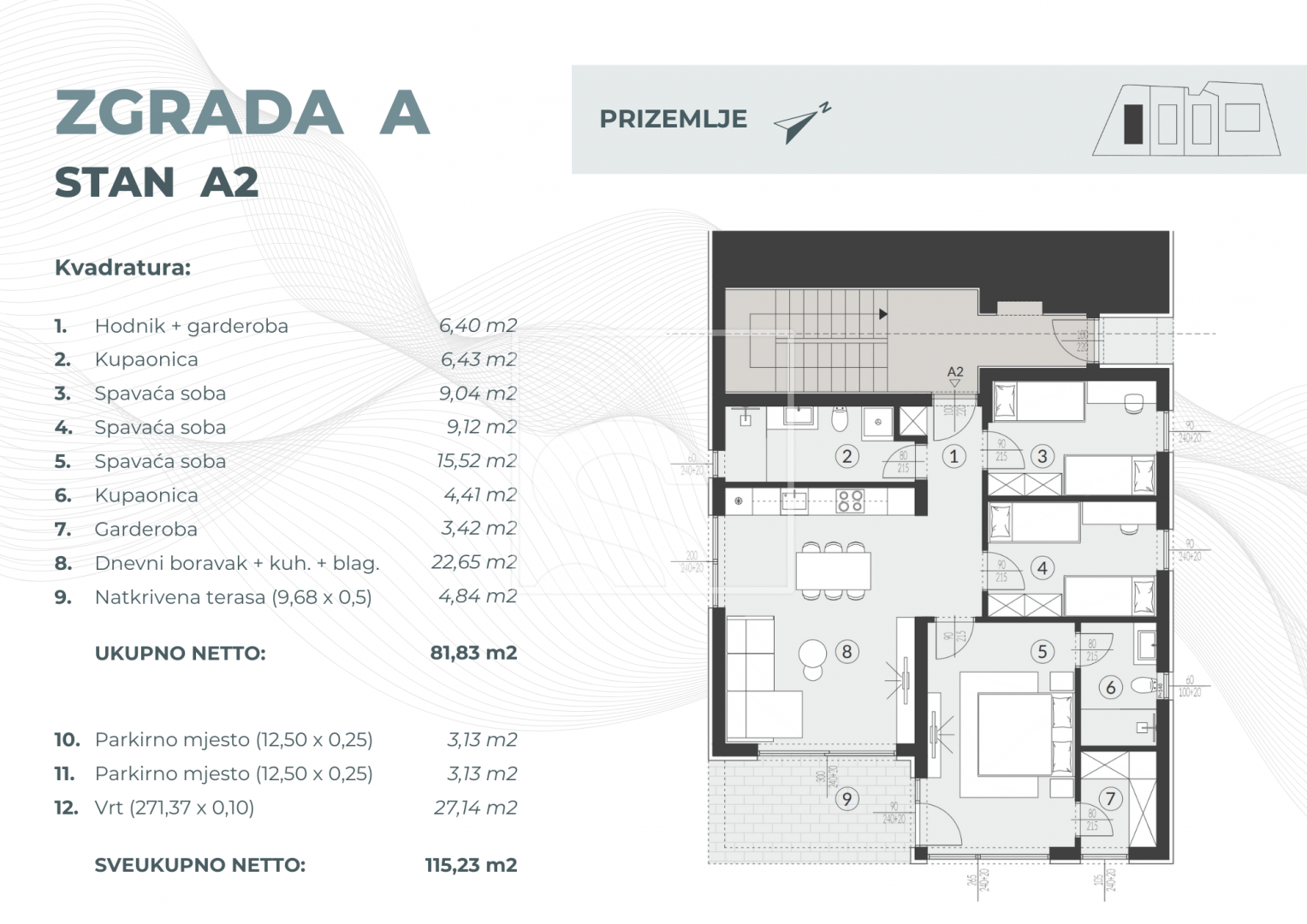 Apartmán Na predaj -  Fažana