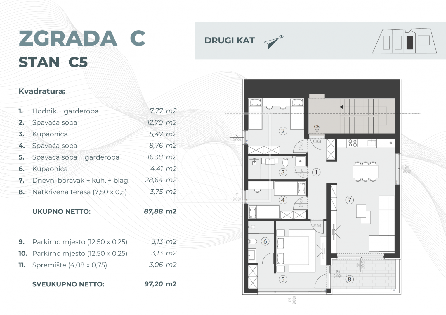 Apartmán Na predaj -  Fažana