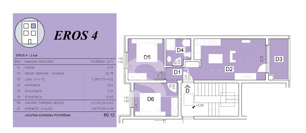 Flat For sale -  Šijana