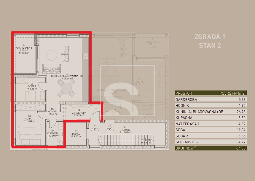 Apartma Na predaj - Istarska Poreč - foto 2/6