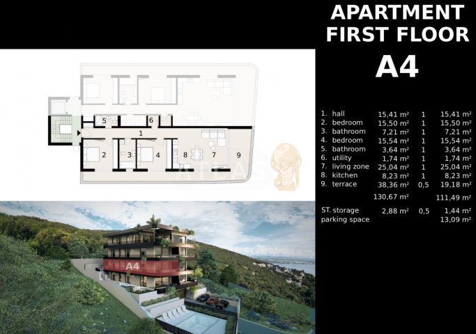 Apartment Zu verkaufen - Primorsko-goranska Ičići - foto 2/10