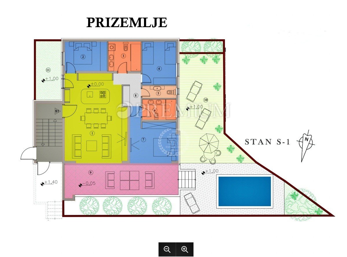 Appartement À vendre - Primorsko-goranska Zidarići
