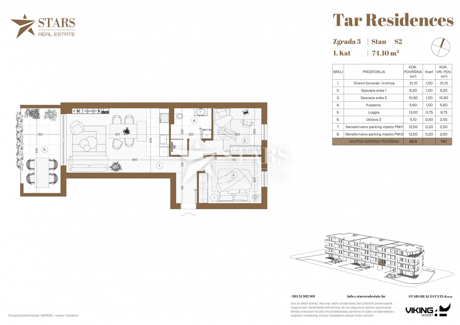 Apartma Na predaj - Istarska Tar