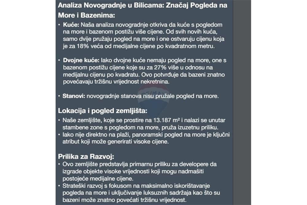 Parcela Naprodaj - Šibensko-kninska Bilice