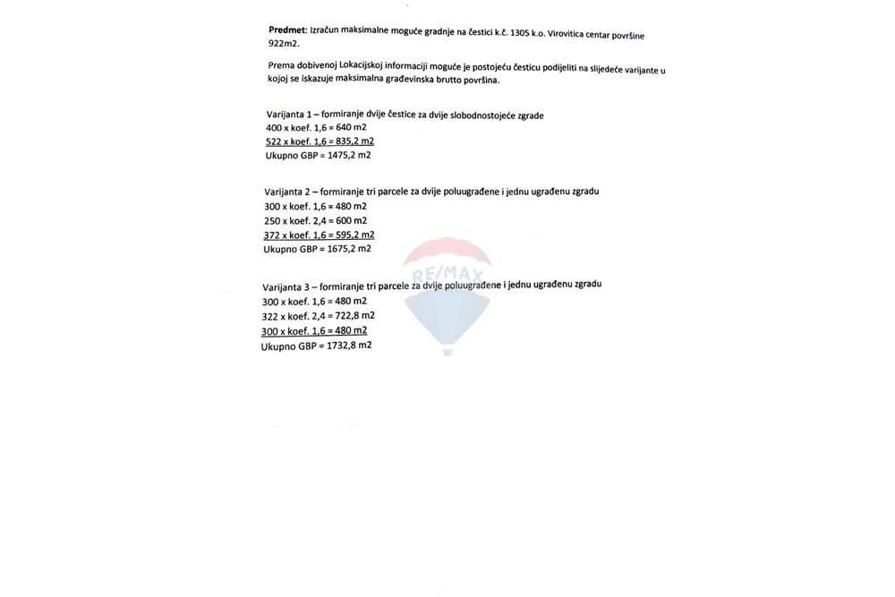 Parcela Na predaj - Virovitičko-podravska Centar