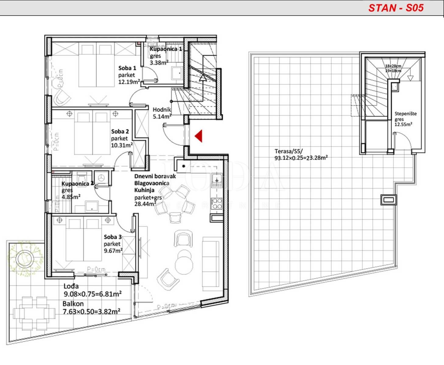 Apartma Naprodaj - Zadarska Sukošan