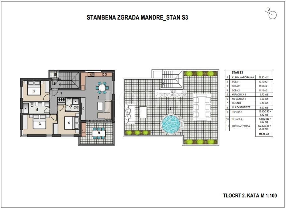 Apartma Naprodaj - Zadarska Mandre