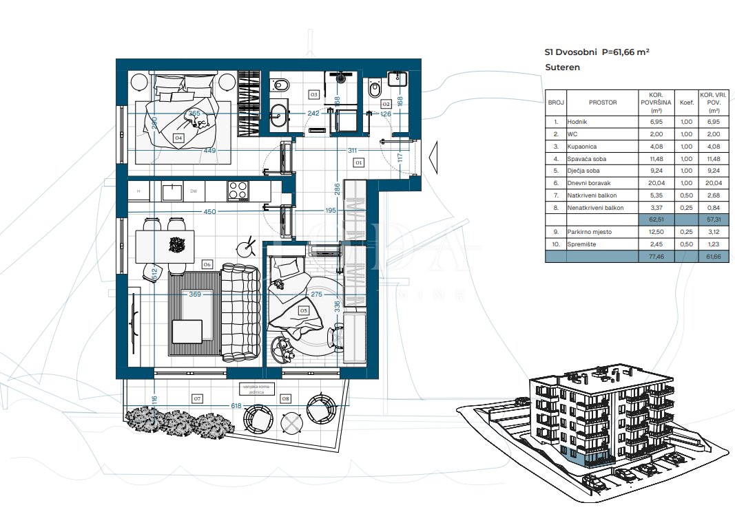 Apartment Zu verkaufen - Primorsko-goranska Klenovica