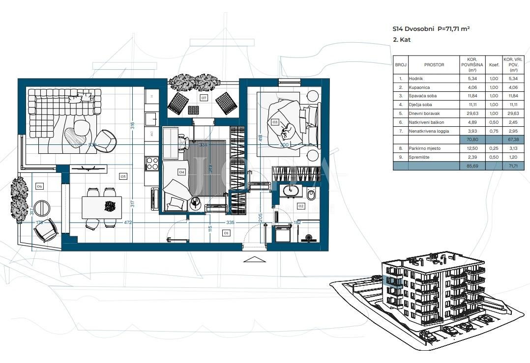 Apartment Zu verkaufen - Primorsko-goranska Klenovica