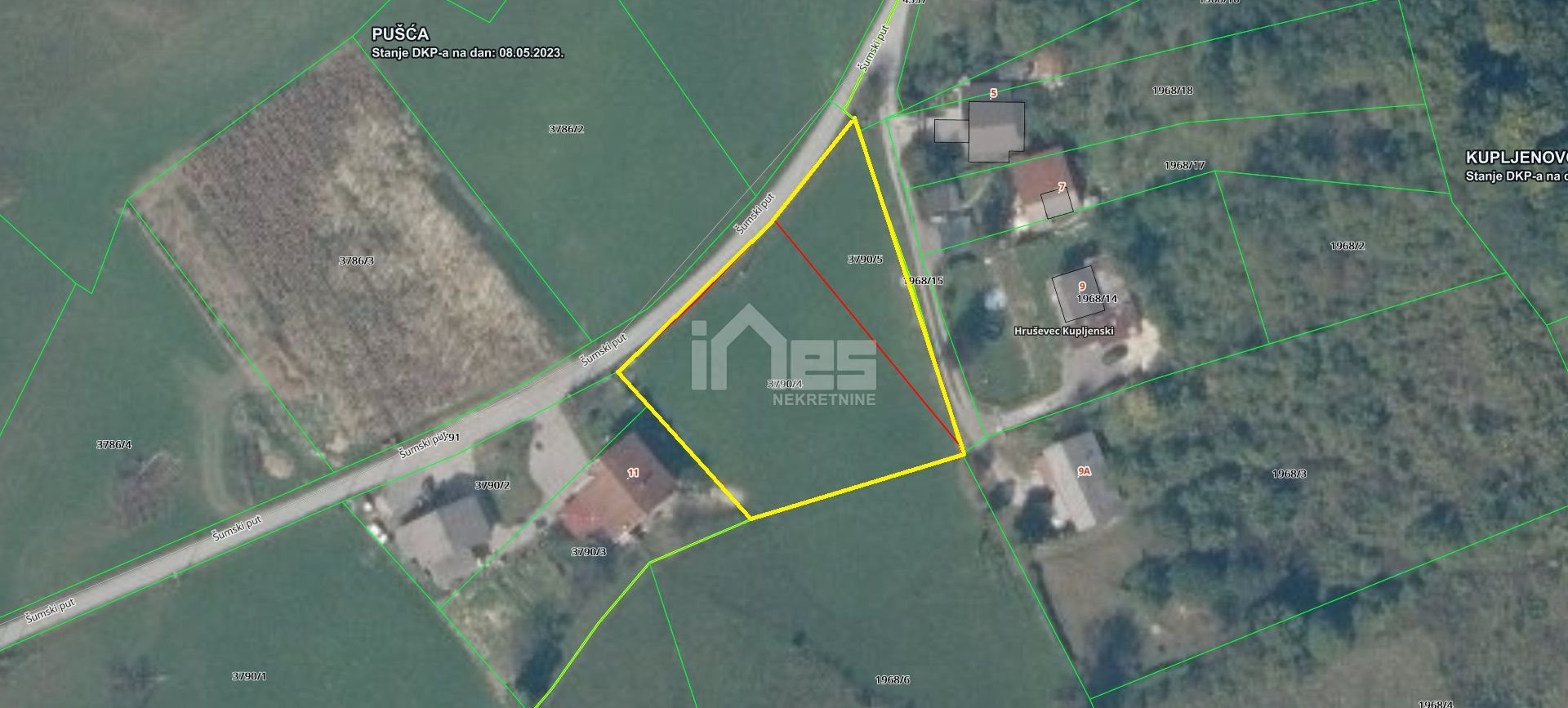 Land For sale - Zagrebačka Hruševec Kupljenski - foto 1/2
