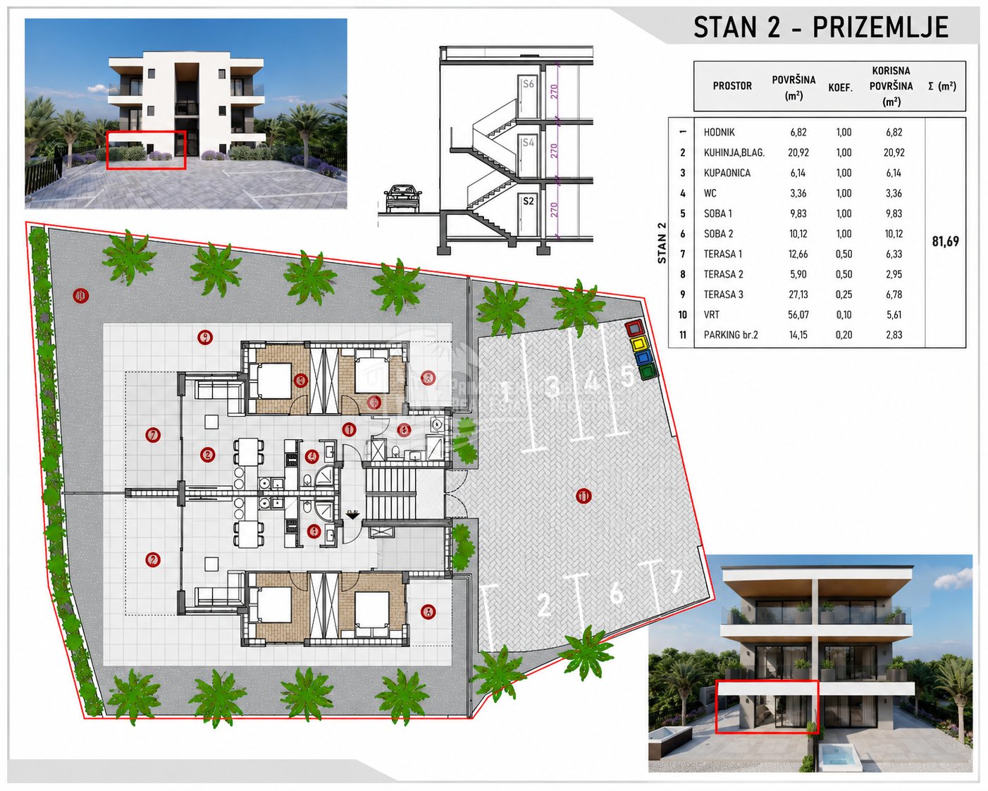 Apartma Naprodaj - Šibensko-kninska Rogoznica
