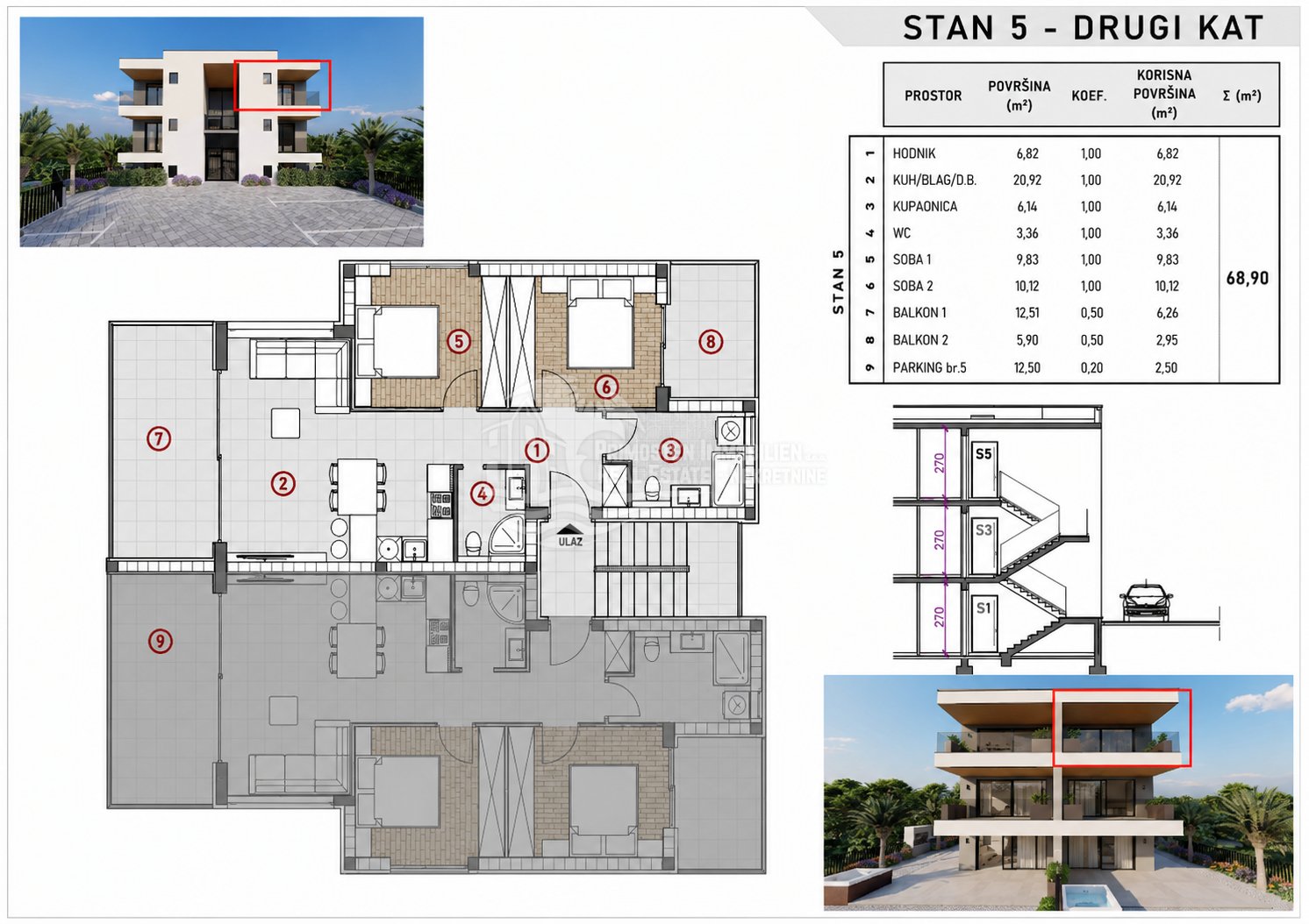 Apartma Naprodaj - Šibensko-kninska Rogoznica